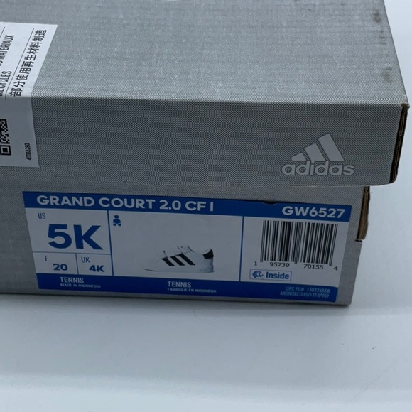 Adidas GRAND COURT SHOES black and white - Picture 7 of 8